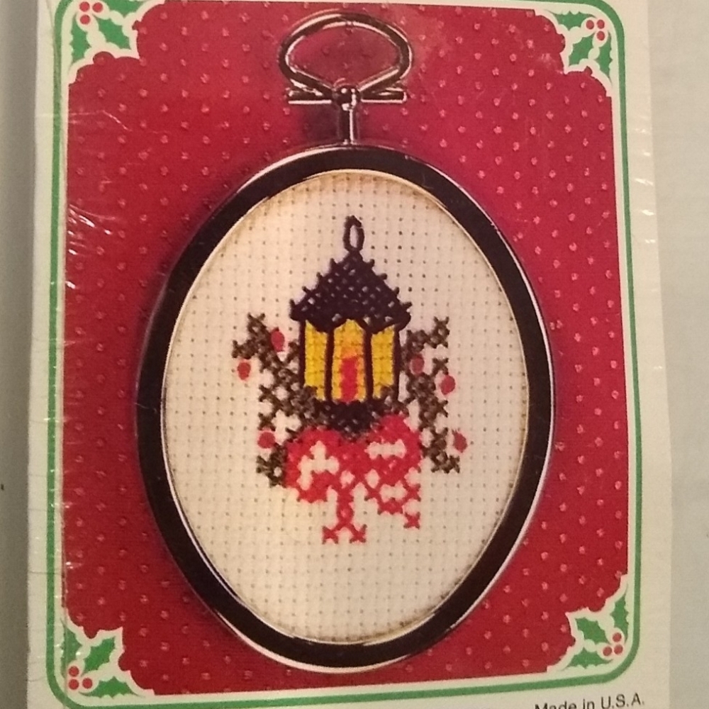 Holiday Cross-Stitch Ornament Kit